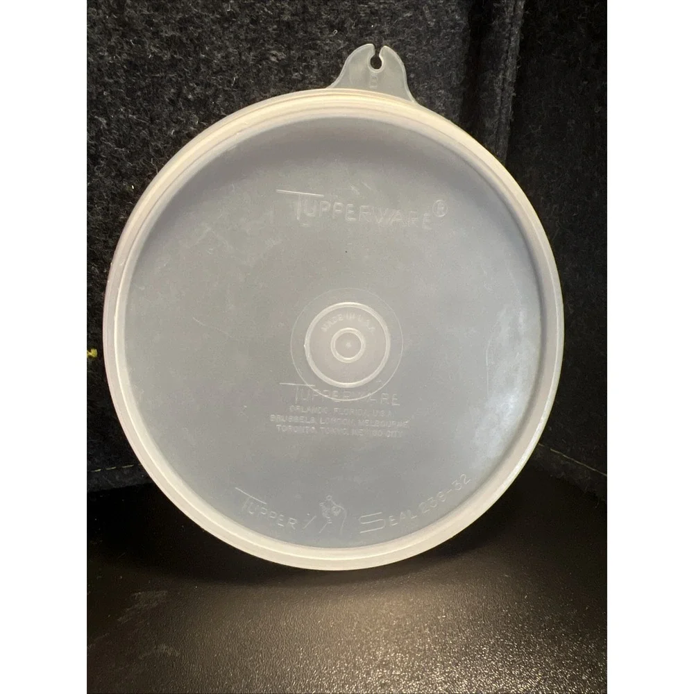 Vtg Tupperware #238-43, 238-32 Seal Replacement Lid 5‎ 1/2